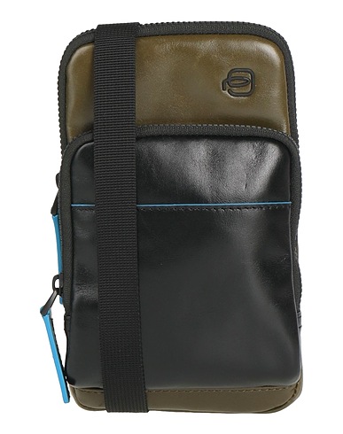 PIQUADRO Across-body bag Military green Leather