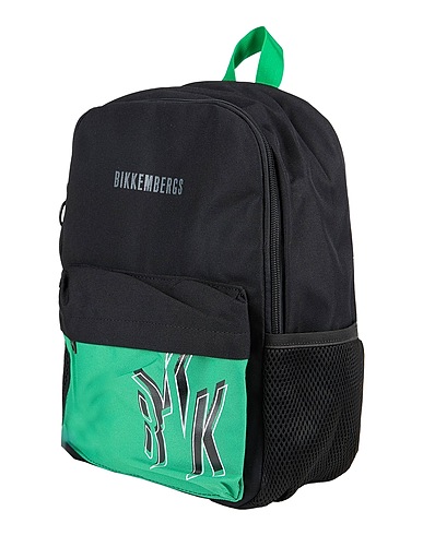 BIKKEMBERGS Rucksack & Gürteltasche Schwarz 100% Polyester
