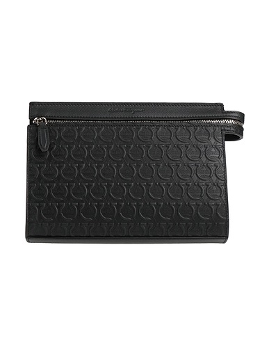 FERRAGAMO Handbag Black Leather