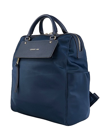 CERRUTI 1881 Zaini Blu navy 80% Nylon, 20% Pelle di vitello