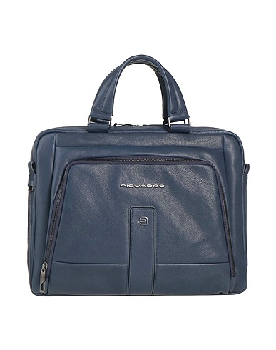 PIQUADRO Borsa a mano Blu navy Pelle di bovino, EVA (Etilene - Vinil - Acetato), Nylon, Poliestere