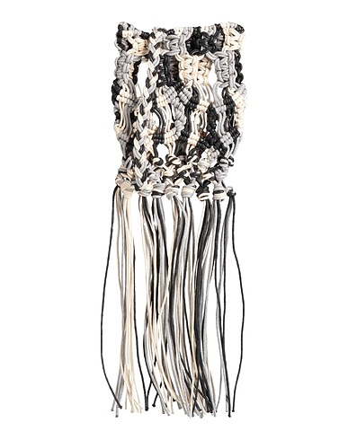 MSGM Across-body bag Grey Textile fibres