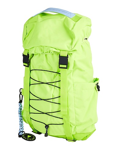 ADIDAS by STELLA McCARTNEY Backpacks Lime green 60% Thermoplastic polyurethane, 40% Recycled thermoplastic polyurethane