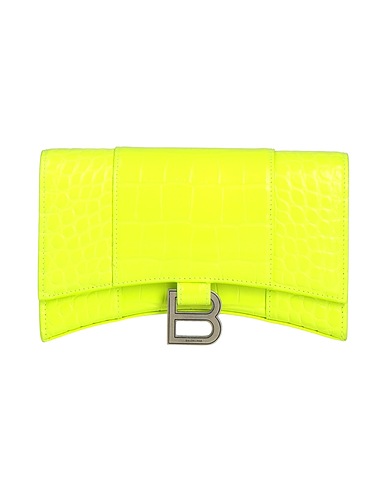 BALENCIAGA Handbag Lime green Leather