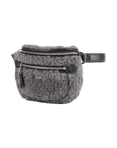 MAX MARA Gürteltaschen Grau 44% Schurwolle, 44% Alpakawolle, 12% Seide, Rindsleder