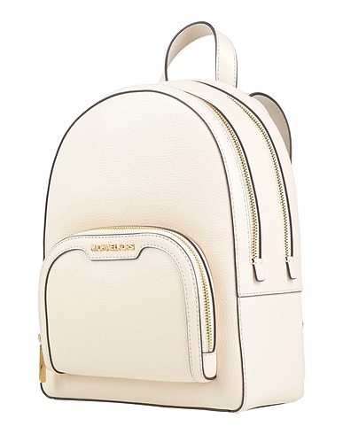 MICHAEL MICHAEL KORS Rucksacks Ivory 100% Cow leather