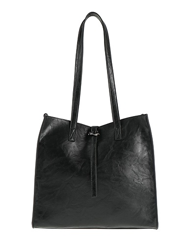 MANILA GRACE Shoulder bag Black 100% Polyurethane