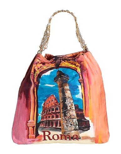 DOLCE&GABBANA Handbag Antique rose Textile fibres, Metal