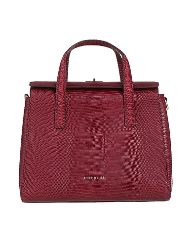 CERRUTI 1881 Handbag Burgundy 100% Cow leather