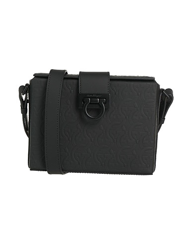 FERRAGAMO Cross-body bags Black Calfskin