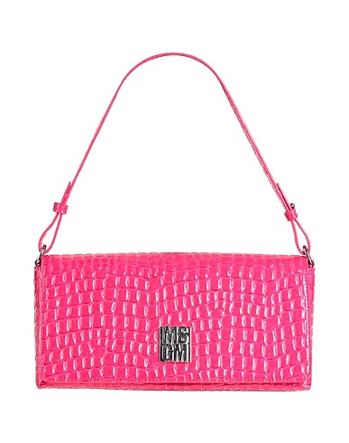 MSGM Borsa a mano Fucsia Fibre tessili