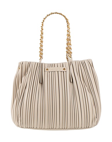 MANILA GRACE Handbag Beige 100% Polyurethane