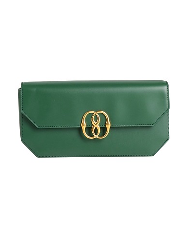 BALLY Handbag Dark green Leather