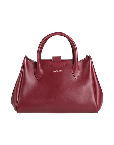 LANVIN Handbag Burgundy Calfskin