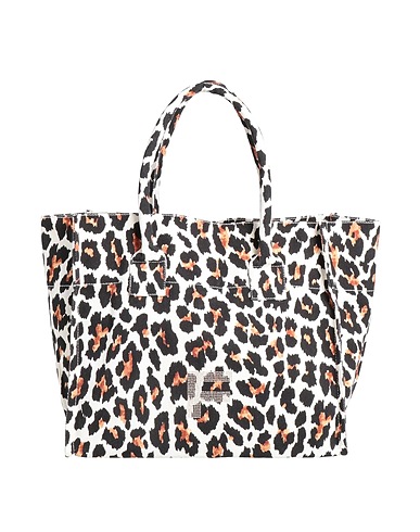FISICO Handbag White 100% Cotton