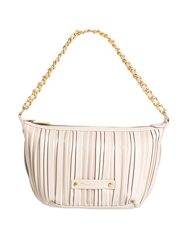 MANILA GRACE Borsa a spalla Tortora 100% Poliuretano