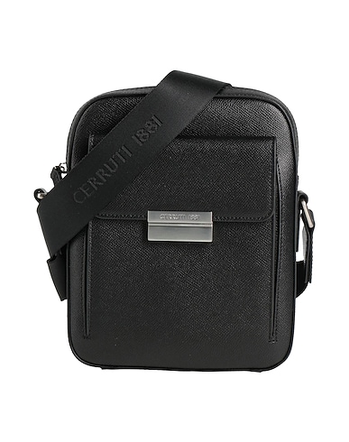 CERRUTI 1881 Across-body bag Black 100% Calfskin