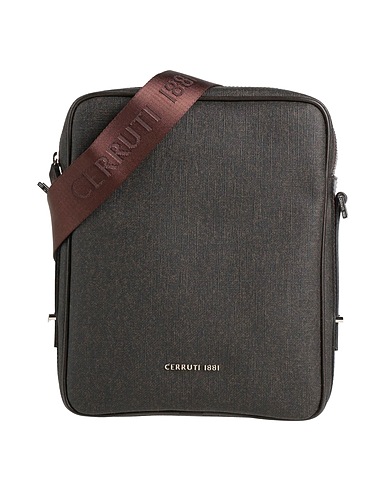 CERRUTI 1881 Umhängetasche Dunkelbraun 90% Gewebefasern, 10% Nylon
