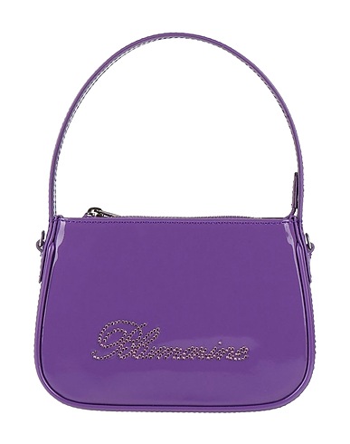 BLUMARINE Handbag Purple Cow leather, PVC - Polyvinyl chloride