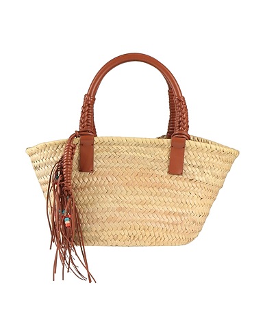 ALANUI Handbag Brown 100% Palm leaves, Lambskin, Acrylic