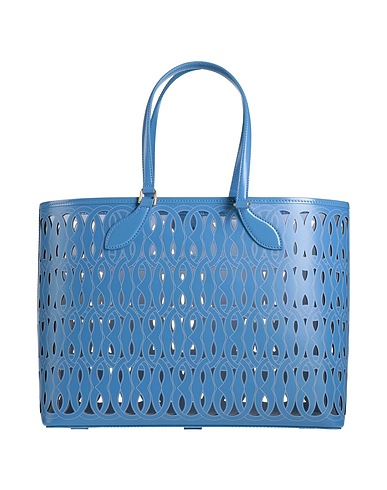 BALLY Handbag Slate blue Leather