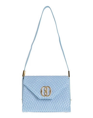 BALLY Shoulder bag Light blue Leather