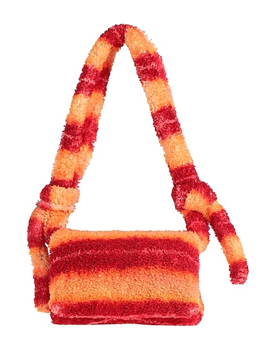 MARNI Shoulder bag Orange Textile fibres