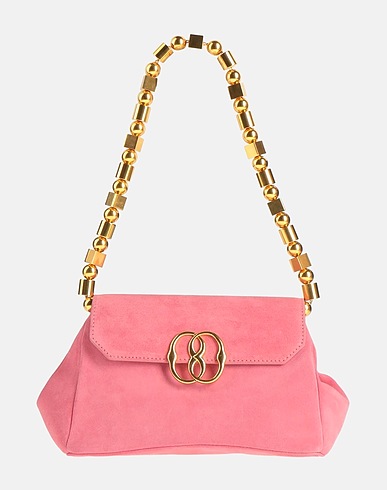 BALLY Handbag Pink Leather