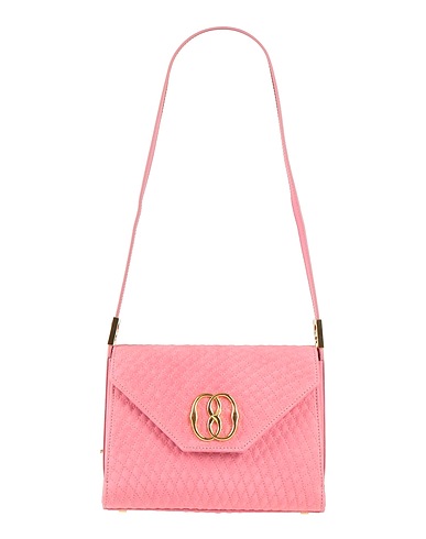 BALLY Handbag Pink Leather