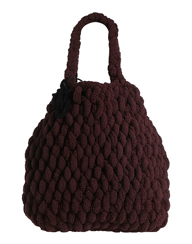 JW ANDERSON Borsa a spalla Cioccolato Fibre tessili