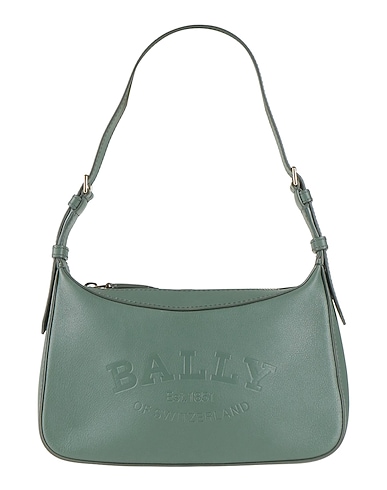 BALLY Handtasche Dunkelgrün Leder