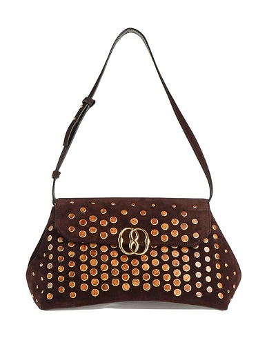BALLY Shoulder bag Dark brown Leather
