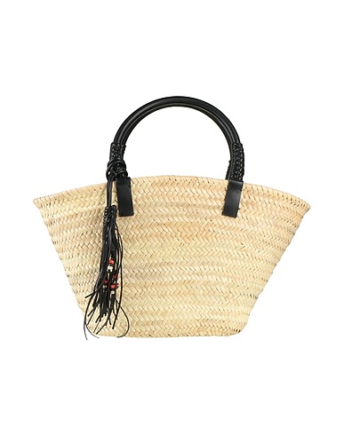 ALANUI Handbag Beige Textile fibers