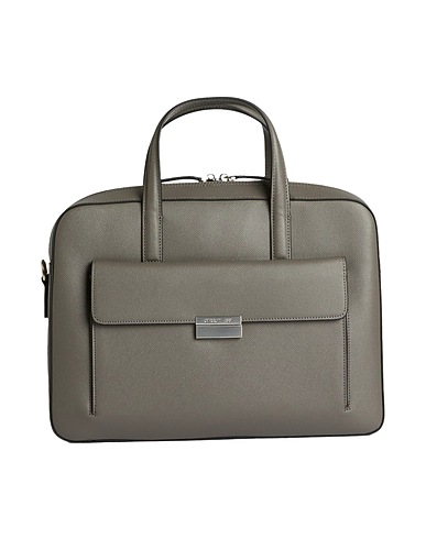 CERRUTI 1881 Borsa a mano Grigio 100% Pelle di vitello