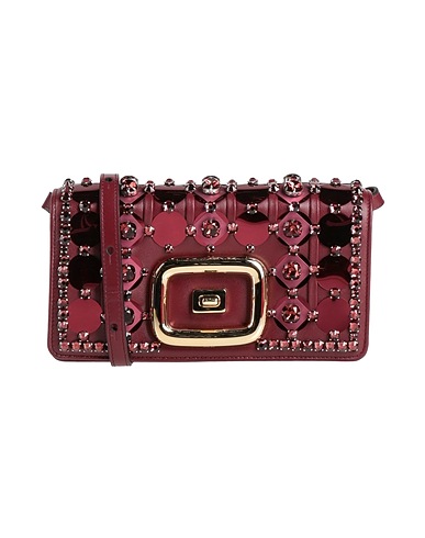 ROGER VIVIER Across-body bag Burgundy Leather