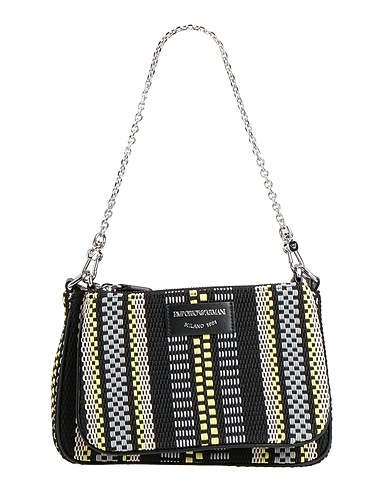 EMPORIO ARMANI Bolso de mano NERO 100% Poliuretano, Poliéster