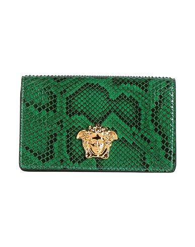 VERSACE Borsa a mano Verde Pelle di pitone