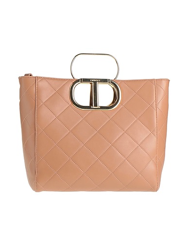 TWINSET Handbag Camel 100% Polyurethane