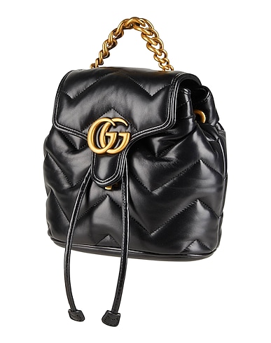 GUCCI Rucksacks Black Leather