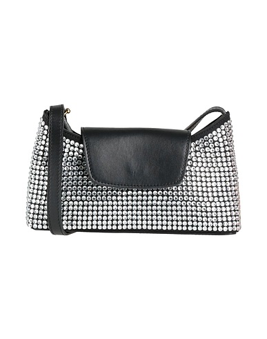 ELLEMME Borsa a tracolla Nero Fibre tessili, Pelle