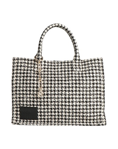SANDRO Handbag Ivory 66% Cotton, 14% Acrylic, 11% Polyester, 5% Viscose, 4% Polyamide
