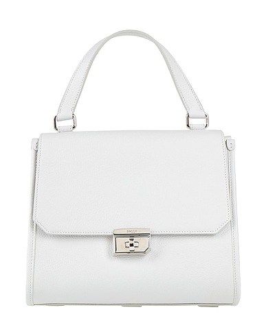 BALLY Handbag Light grey Leather