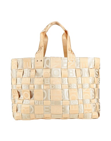 BORBONESE Handbag Beige 100% Polyester