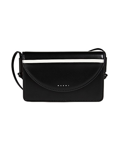 MARNI Bags Black 100% Polyester, Polyurethane