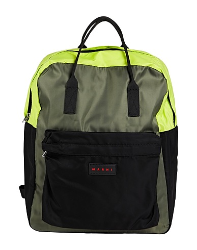MARNI Rucksack & Gürteltasche Militärgrün 100% Nylon, Polyester