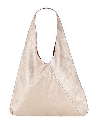 SHIRTAPORTER Handbag Rose gold 66% Polyurethane, 34% Viscose