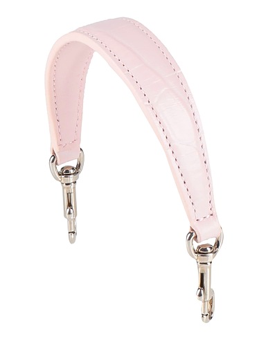 MCQUEEN Bag accessories & charms Light pink 100% Calfskin