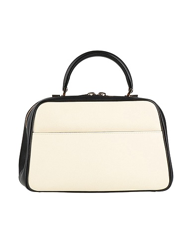 VALEXTRA Handbag Ivory 100% Cow leather
