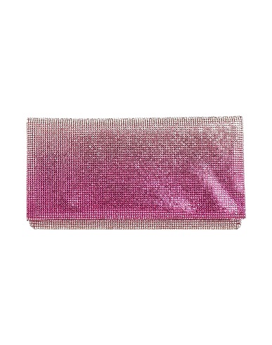 TWENTY FOUR HAITCH Handbag Fuchsia Textile fibres, Crystal