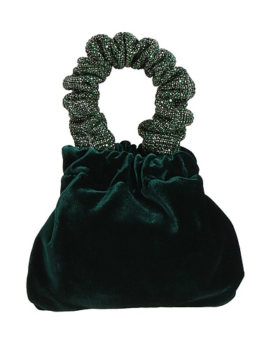 TWENTY FOUR HAITCH Handbag Emerald green 100% Polyester